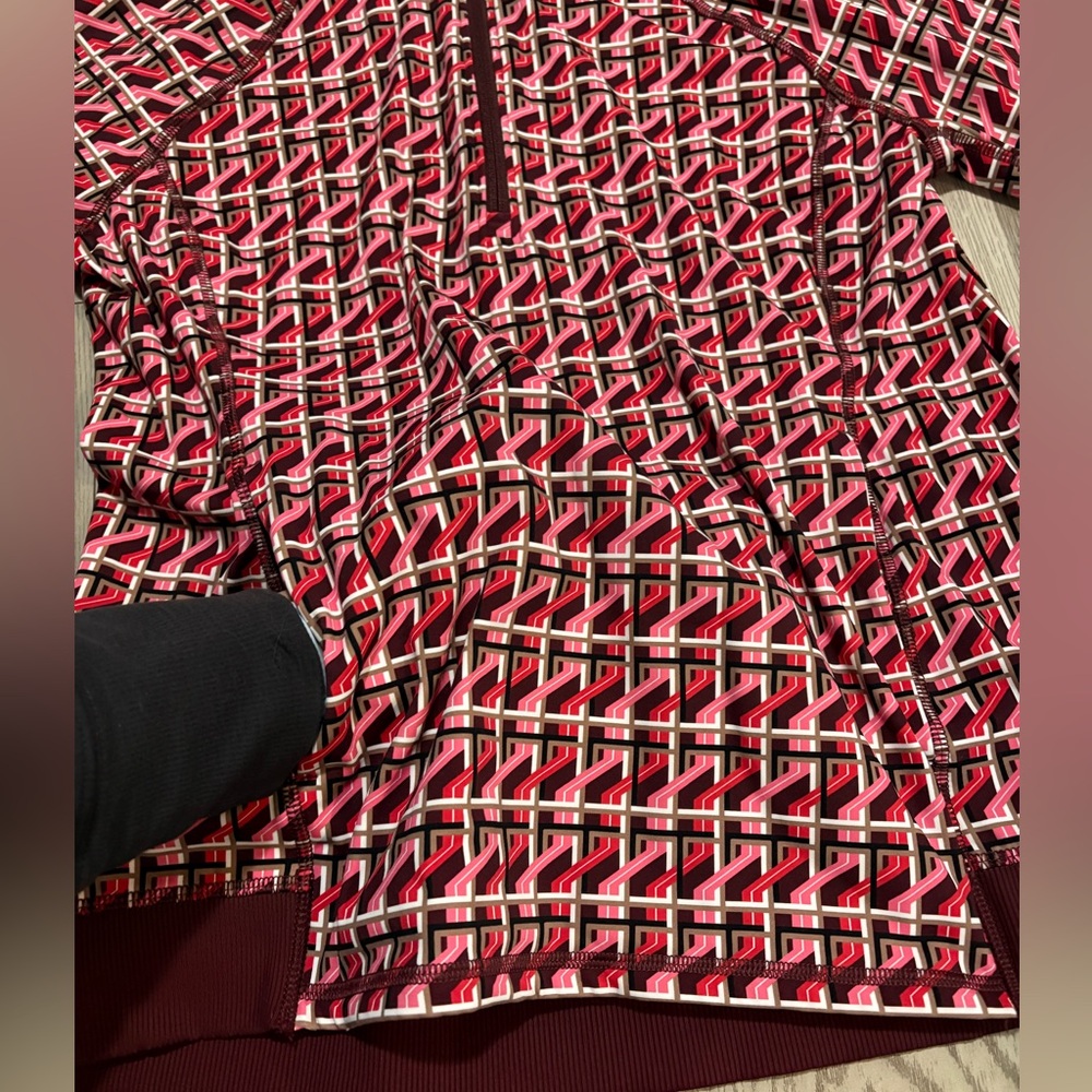 Talbots Performance Interlock Half Zip Pullover Size Medium - Picture 4 of 8